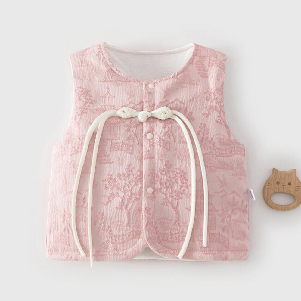 Baby Clothing Quilt - เสื้อกั๊กเด็กทารกสำหรับตรุษจีน ผ้าควิลท์ อุ่นสบาย สำหรับฤดูใบไม้ร่วงและฤดูหนาว ฉลองวันเกิดครบรอบ 1