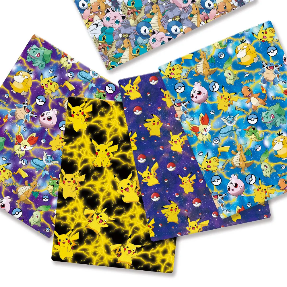 Baby Clothing Quilt - Pokemon การ์ตูน Fabric140*50 ซม.Handmade เย็บ Patchwork