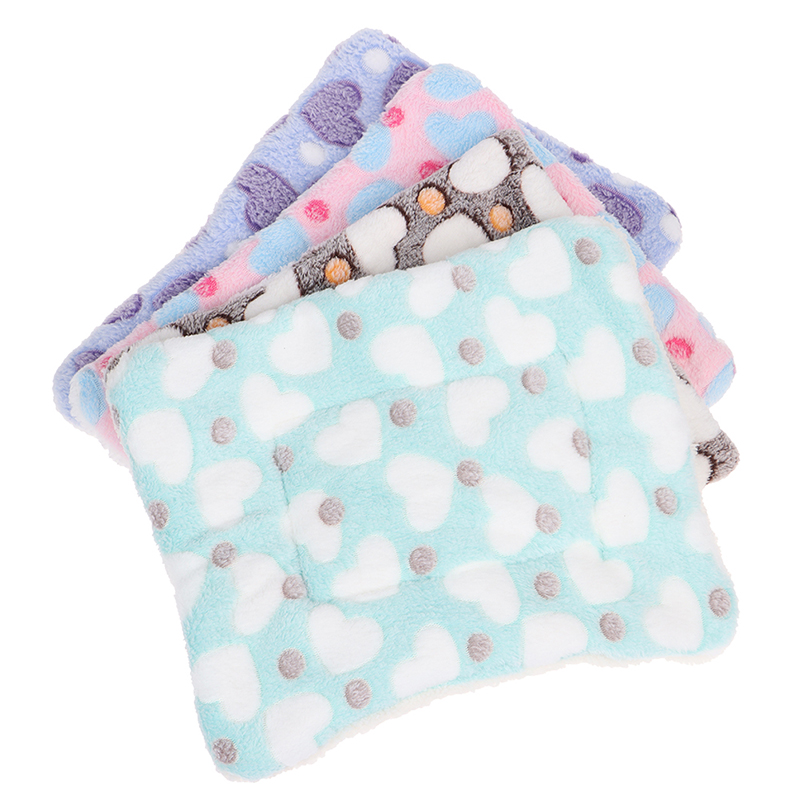 Fleece Sleep Bag - เบาะรองนอนสัตว์เลี้ยงขนนุ่มสำหรับฤดูหนาว ซักได้ ขนาดเล็ก ใช้เป็นถุงนอนสำหรับสัตว์เล็ก ผ้าฟลีซอุ่นๆ สำหรับกระต่าย