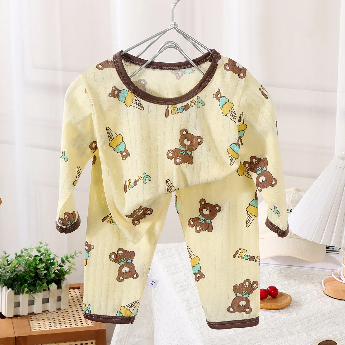 2024 เด็กใหม่ผ้าฝ้ายเสื้อผ้าเด - Baby Sleep Suit บทวิจารณ์และราคา