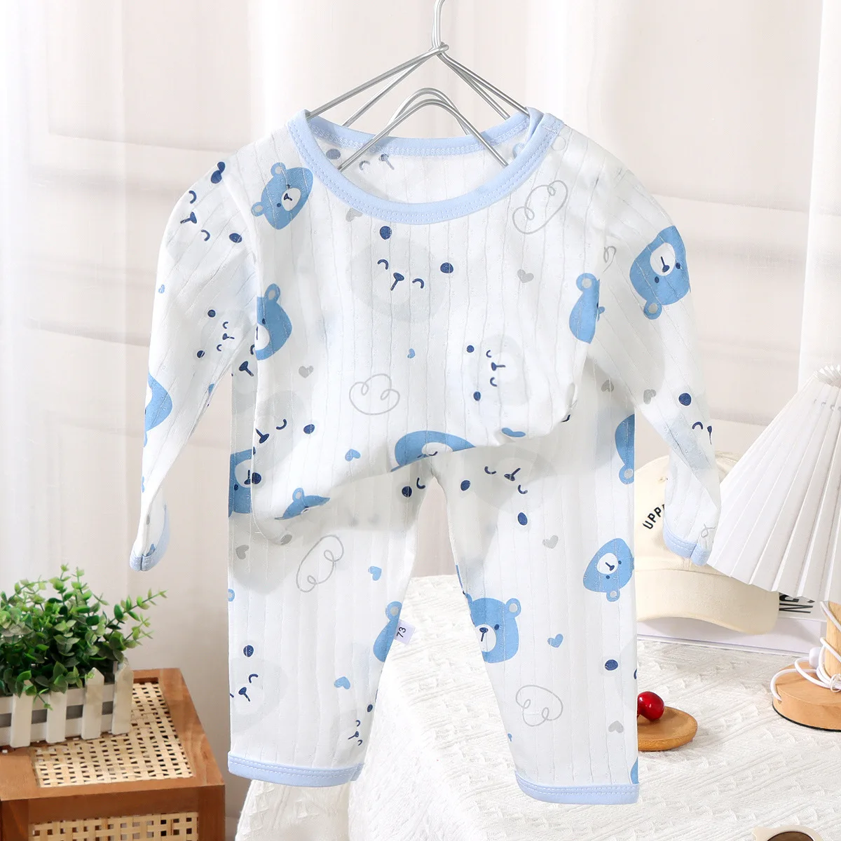 2024 เด็กใหม่ผ้าฝ้ายเสื้อผ้าเด - Baby Sleep Suit บทวิจารณ์และราคา