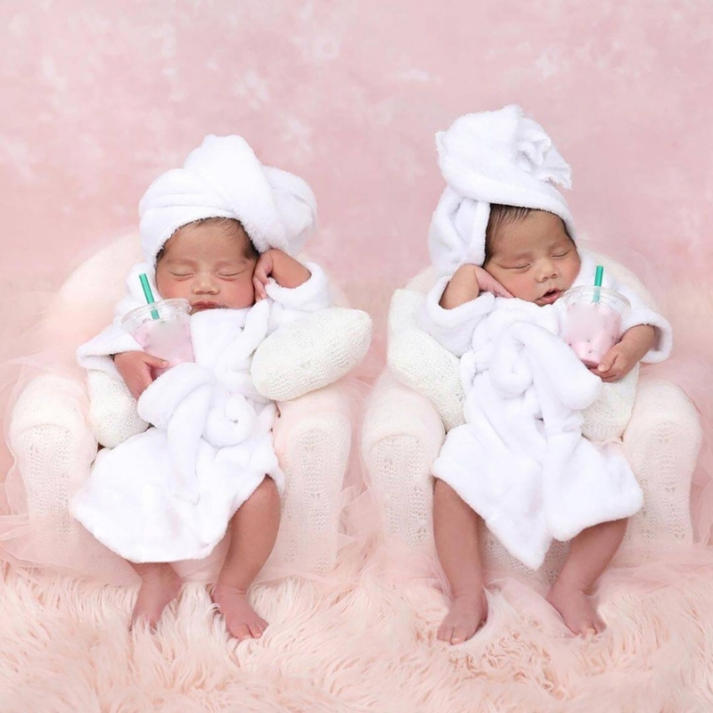 ชุดนอนผ้าฝ้ายนุ่มชุดเสื้อคลุมอ - Baby Sleep Suit บทวิจารณ์และราคา