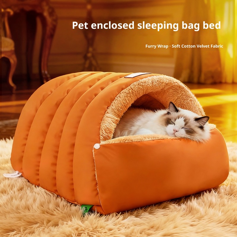 ถุงนอนหนังแบบกึ่งปิด บ้านแมวแบ - Fleece Sleep Bag บทวิจารณ์และราคา