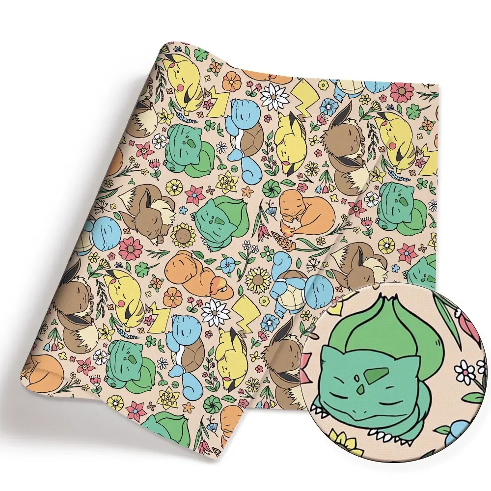 Pokemon การ์ตูน Fabric140*50 ซ - Baby Clothing Quilt บทวิจารณ์และราคา