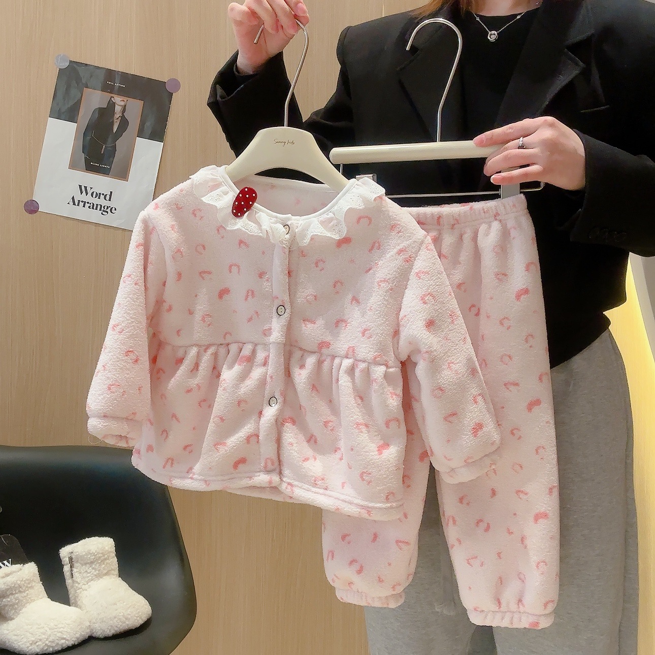 ชุดนอนเด็กผู้หญิงฤดูใบไม้ร่วงฤ - Baby Sleep Suit บทวิจารณ์และราคา