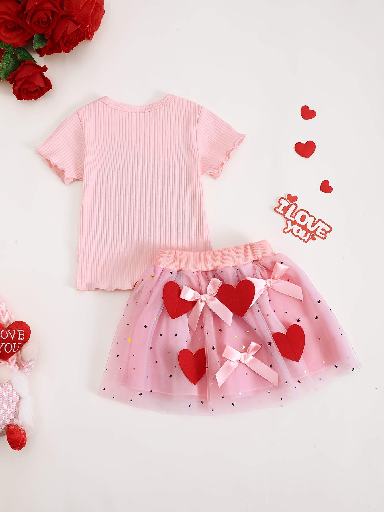 ชุดกระโปรงผ้าทูลปักลายตัวอักษร - Xoxo Baby Clothing บทวิจารณ์และราคา