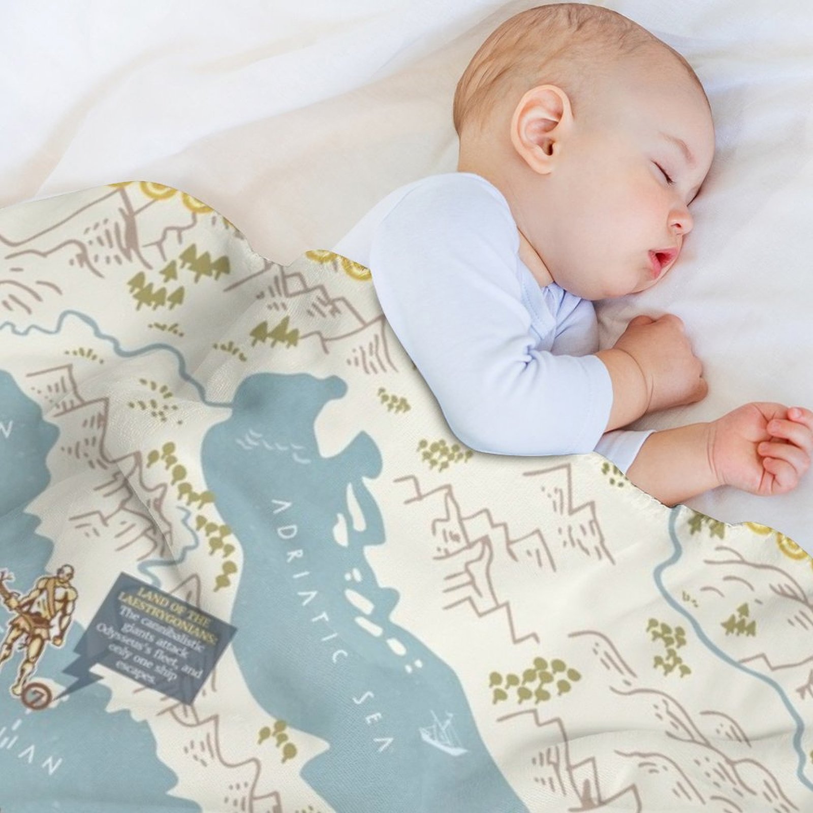 ผ้าห่มลายแผนที่ตำนานและเทพนิยา - Fleece Sleep Bag บทวิจารณ์และราคา
