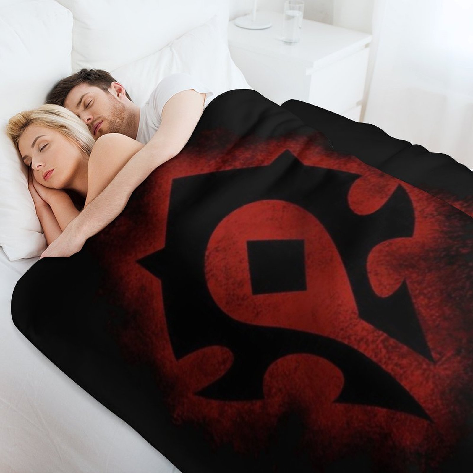 ผ้าห่มลายโลโก้ Red Horde นุ่ม  - Fleece Sleep Bag บทวิจารณ์และราคา